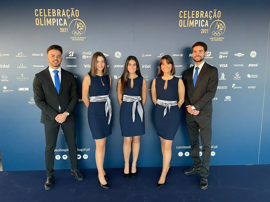 Portfólio Eventos - Hospedeiras de Portugal - Celebração Olímpica