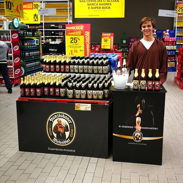 Portfólio Sales & Marketing - Hospedeiras de Portugal - Franziskaner Weissbier